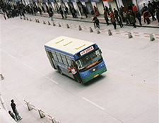 Protesters Commandeer bus Lhasa Tibet
